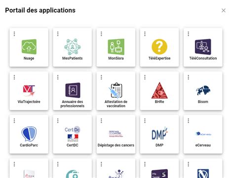 Portail des applications COBA .